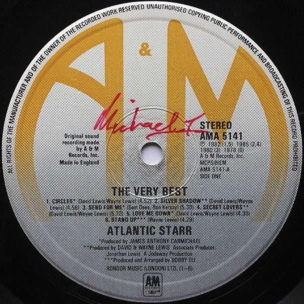 Atlantic Starr : Secret Lovers...The Best Of Atlantic Starr (LP, Comp)