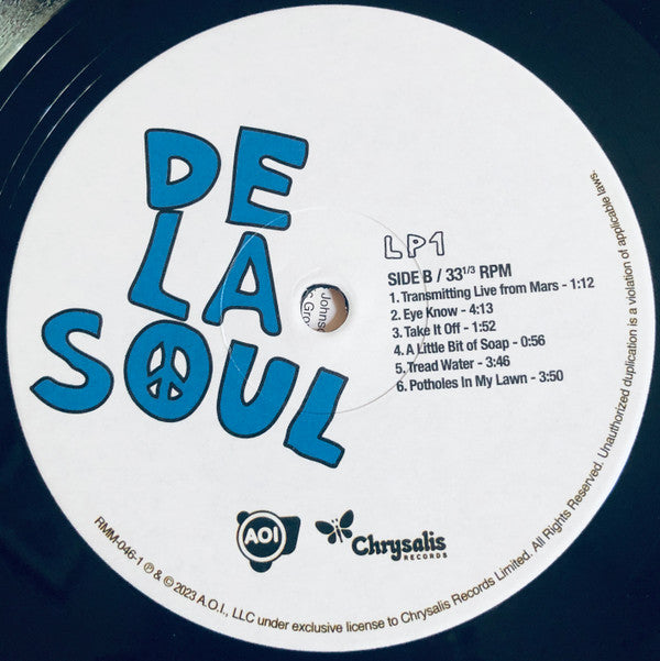 De La Soul : 3 Feet High And Rising (2xLP, Album, RE, 180)
