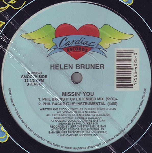 Helen Bruner : Missin' You (12")