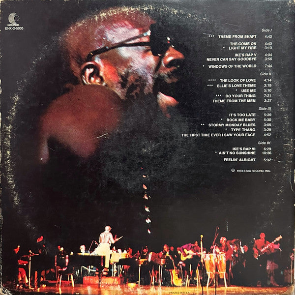 Isaac Hayes : Live At The Sahara Tahoe (2xLP, Album, RP, Son)