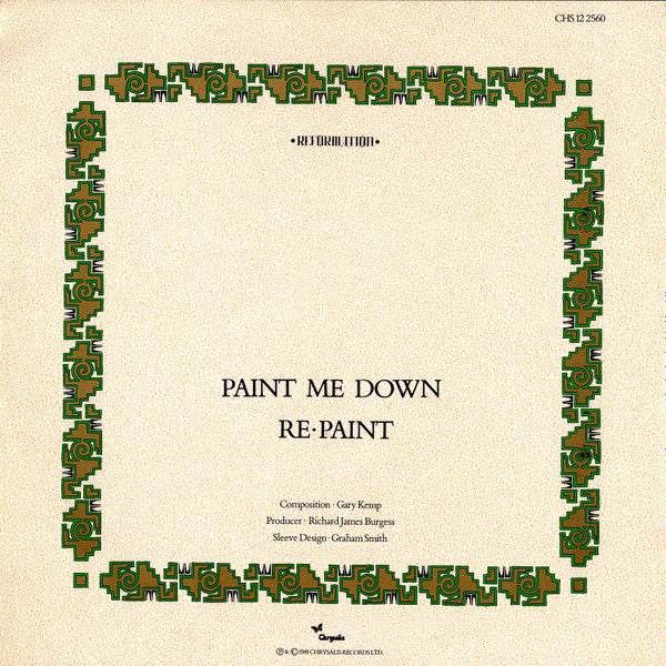 Spandau Ballet : Paint Me Down (12", Single)