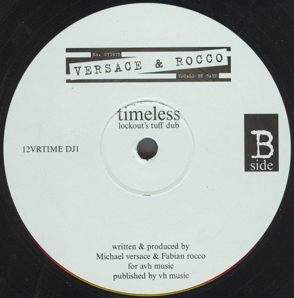 Michael Versace & Fabian Rocco : Timeless (12")