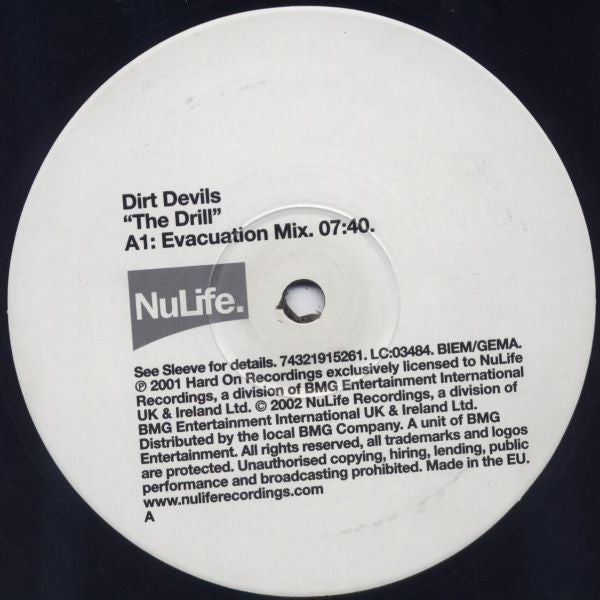 Dirt Devils : The Drill (12")