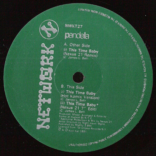 Pandella : This Time Baby (12")