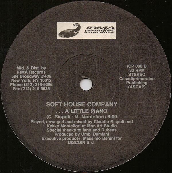 Soft House Company : What You Need... (12")