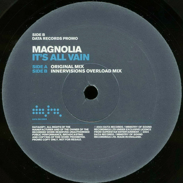 Magnolia : It's All Vain (12", Promo)