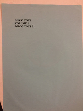 Disco Toys : Let's Play! Volume #1 (12")