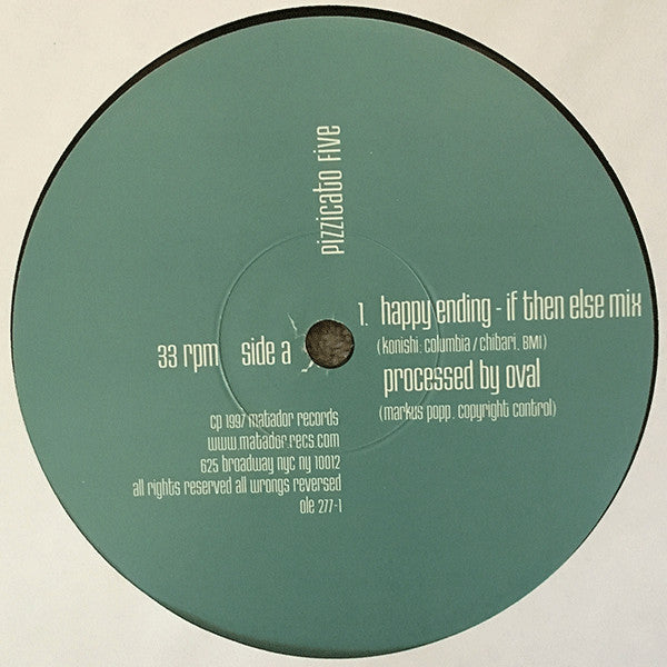 Pizzicato Five : Happy Ending / It's A Beautiful Day (12")