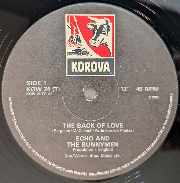 Echo & The Bunnymen : The Back Of Love (12", Single)