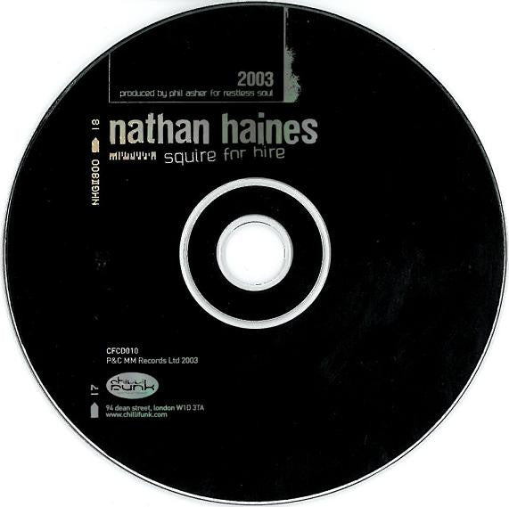 Nathan Haines : Squire For Hire (CD, Album)