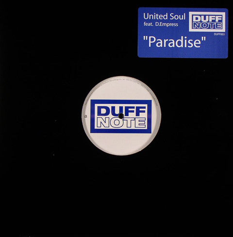 United Soul Featuring D-Empress : Paradise (12")