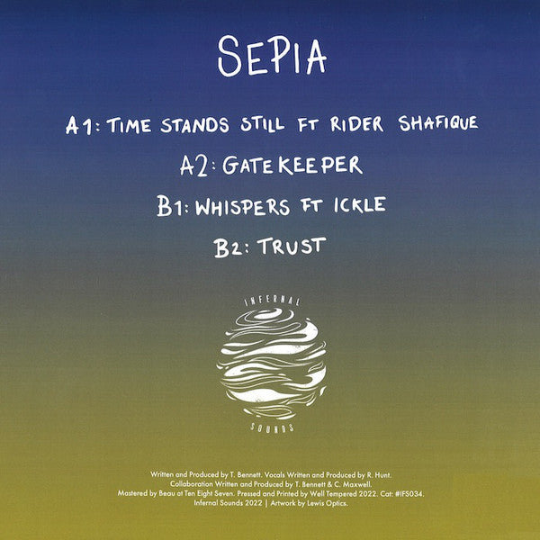 Sepia (5) : Time Stands Still (12", EP)