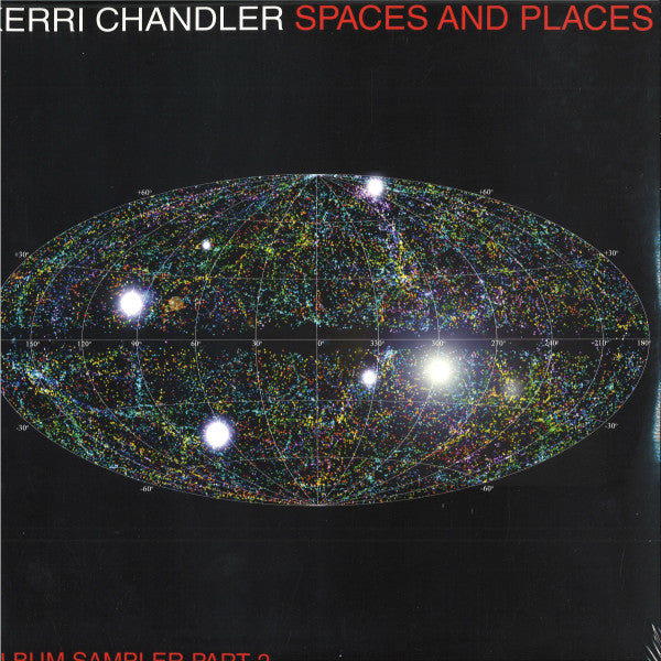 Kerri Chandler : Spaces And Places (Album Sampler Part 2) (2x12", Ltd, RP, Smplr, Red)
