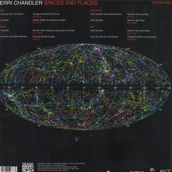 Kerri Chandler : Spaces And Places (Album Sampler Part 2) (2x12", Ltd, RP, Smplr, Red)