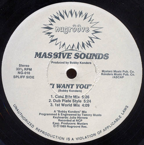 Massive Sounds : She Say Kuff (12", Old)