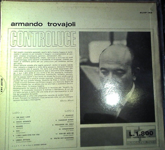 Trovajoli* : Controluce (LP, Album, Mono)
