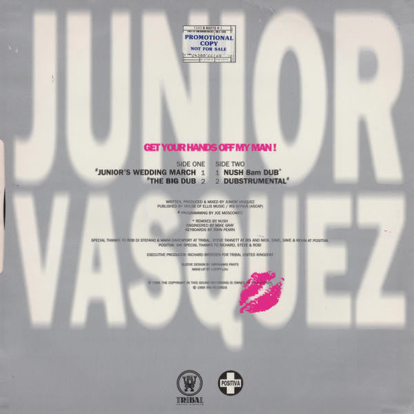 Junior Vasquez : Get Your Hands Off My Man! (The Dubs) (12", Single, Ltd)