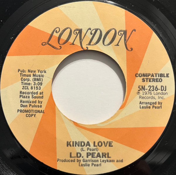 Leslie Pearl : Flying High With You / Kinda Love (7", Single, Promo)