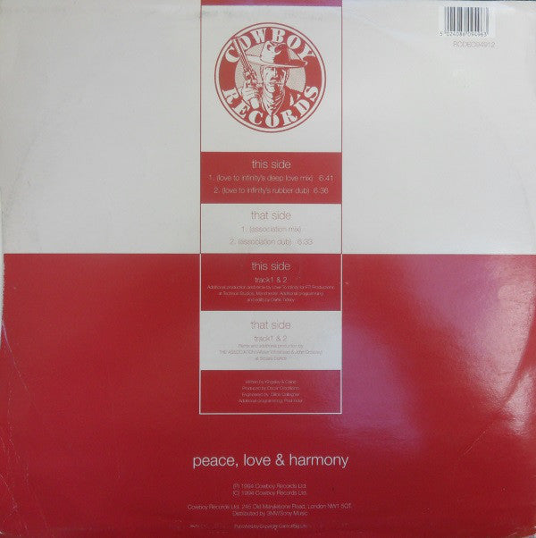 Rejoice : Peace, Love & Harmony (12")