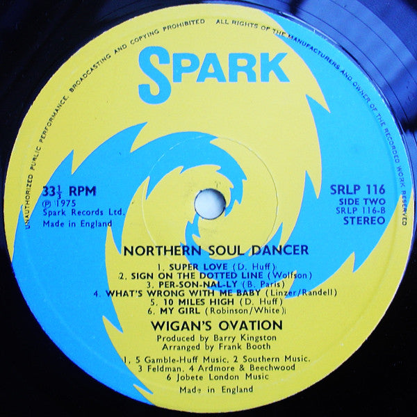 Wigan's Ovation : Northern Soul Dancer (LP, Album)