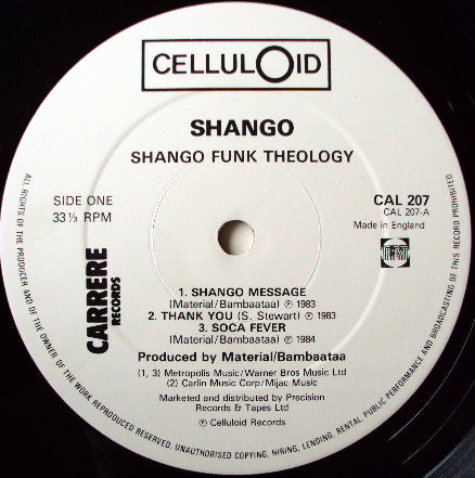 Shango : Shango Funk Theology (LP, Album)