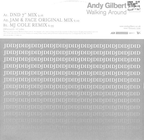 Andy Gilbert : Walking Around (12")