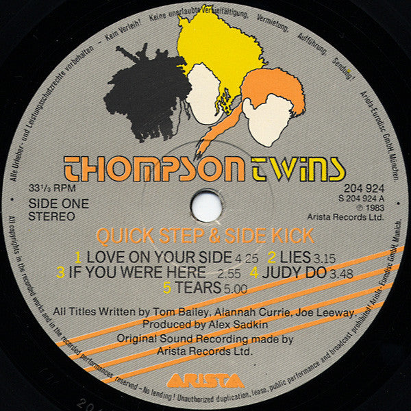 Thompson Twins : Quick Step & Side Kick (LP, Album)