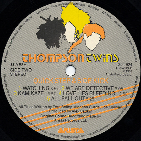 Thompson Twins : Quick Step & Side Kick (LP, Album)