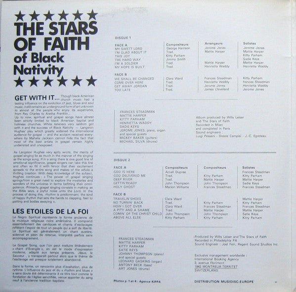 The Stars Of Faith Of Black Nativity* : Gospel Song Negro Spirituals (2xLP, Comp, Gat)