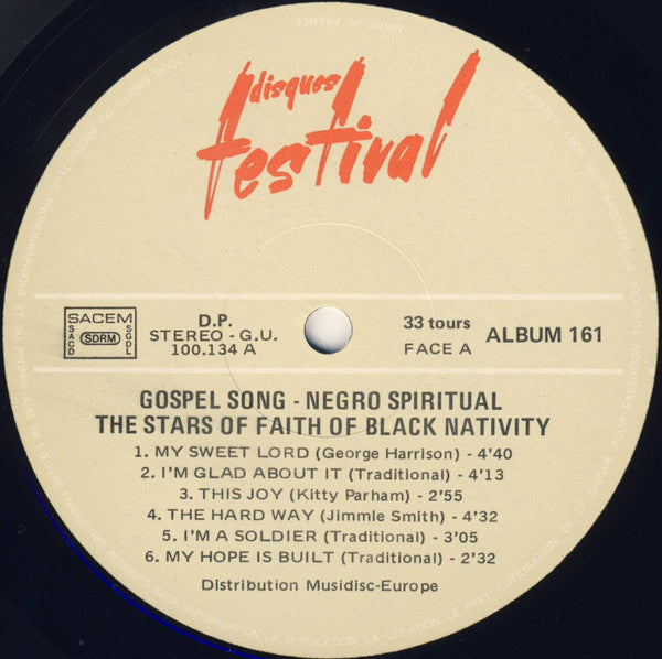The Stars Of Faith Of Black Nativity* : Gospel Song Negro Spirituals (2xLP, Comp, Gat)