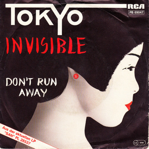 Tokyo (4) : Invisible (7", Single)