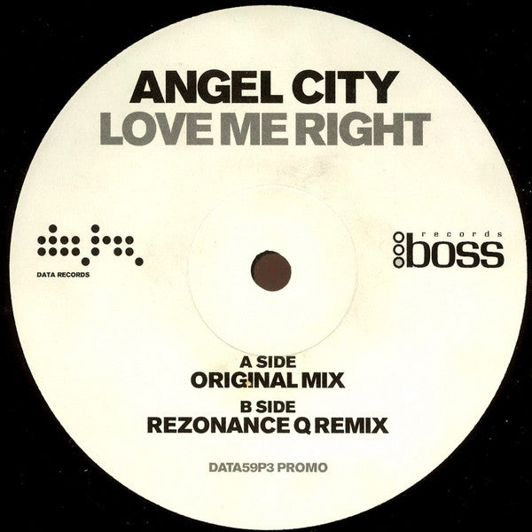 Angel City : Love Me Right (12", Promo, Gen)