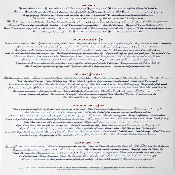 Prince : Lovesexy (LP, Album, RE, Opt)