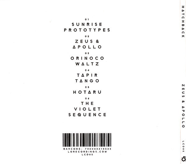 Hatchback : Zeus & Apollo (CD, Album)