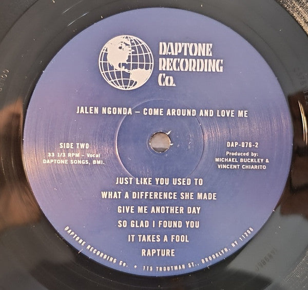 Jalen Ngonda* : Come Around And Love Me (LP, Album, Mono)