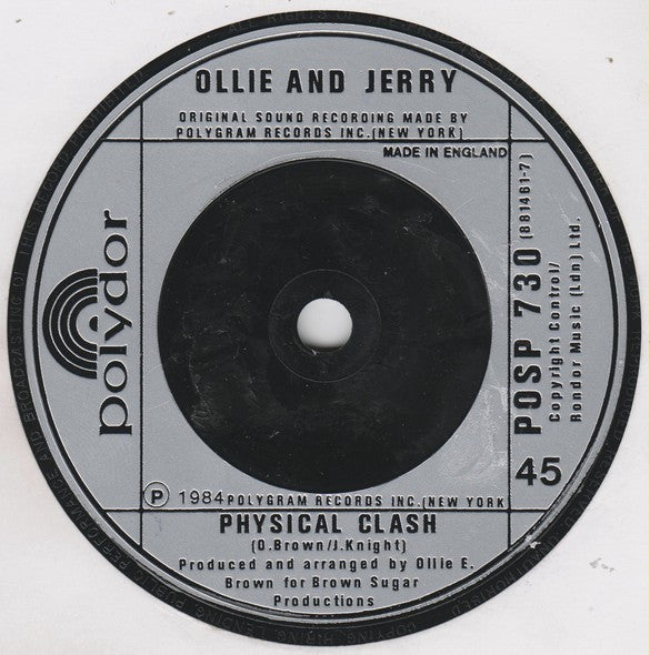 Ollie And Jerry : Electric Boogaloo (7", Single)