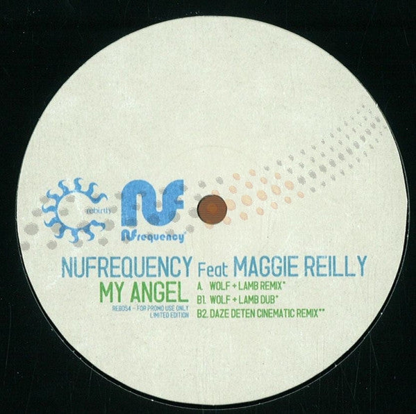 NUfrequency Feat. Maggie Reilly : My Angel (Wolf + Lamb Remixes) (12")