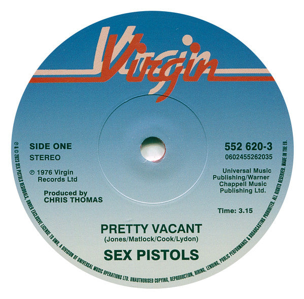 Sex Pistols : Pretty Vacant (7", Single, Ltd, Num, RE, Red)