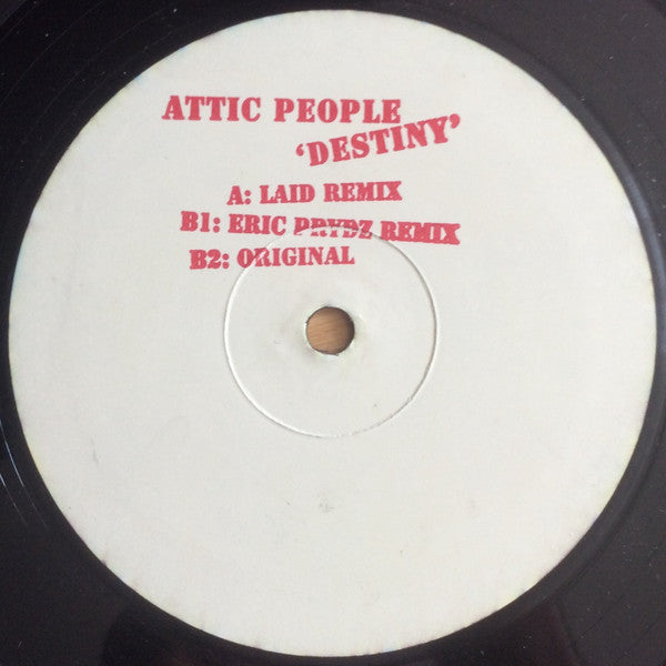 Attic People* : Destiny (12", W/Lbl)