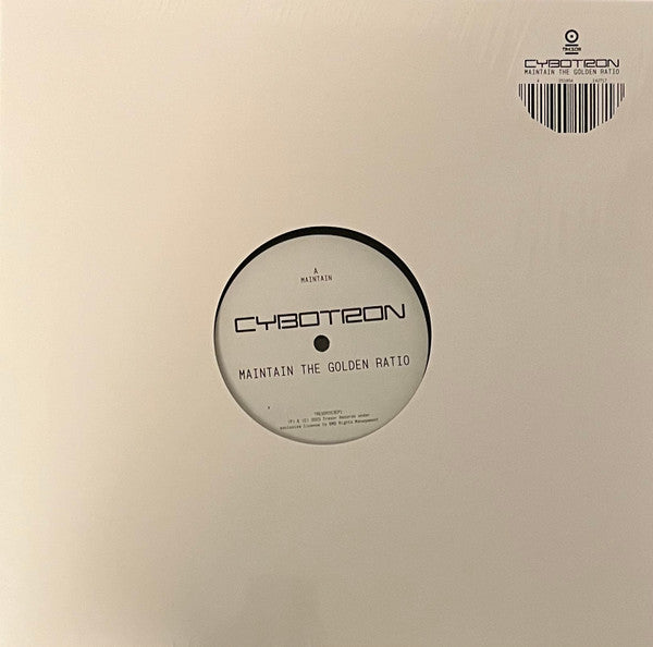 Cybotron : Maintain The Golden Ratio (12", EP, 180)