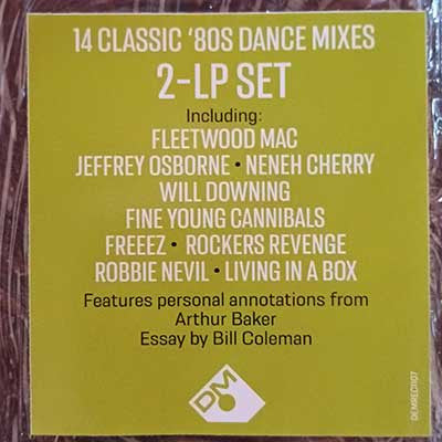 Arthur Baker : Dance Masters: Arthur Baker (The Classic Dance Remixes) (2xLP, Comp)