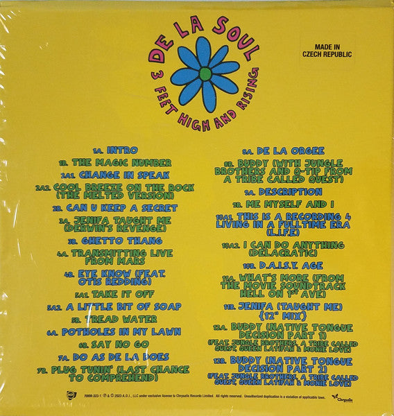De La Soul : 3 Feet High And Rising (12x7", Single, Spl + Box, Album, RSD, RE)
