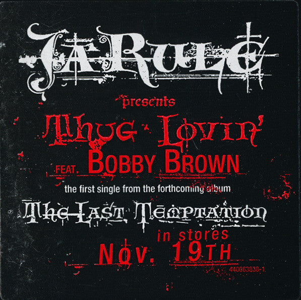 Ja Rule : Thug Lovin' (12", Single, Promo)