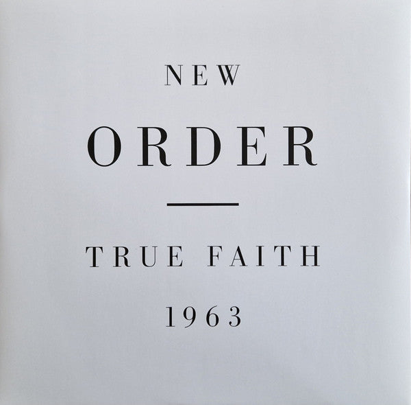 New Order : True Faith Remix (12", Single, RE, RM)