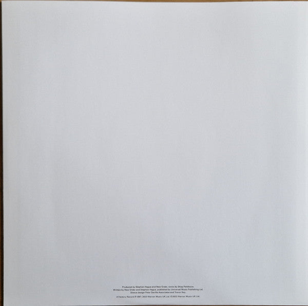 New Order : True Faith Remix (12", Single, RE, RM)