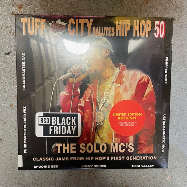 Various : Tuff City Salutes Hip Hop 50: The Solo MC's (LP, Comp, Red + 7", Single + RSD, Ltd)