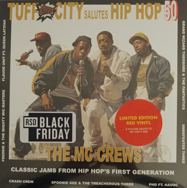 Various : Tuff City Salutes Hip Hop 50: The MC Crews (LP, Red + 7", Single + RSD, Comp, Ltd)