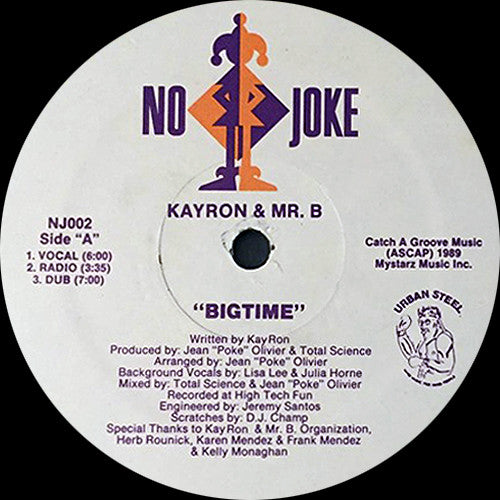 KayRon & Mr. B (20) : Bigtime (12")