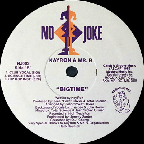 KayRon & Mr. B (20) : Bigtime (12")