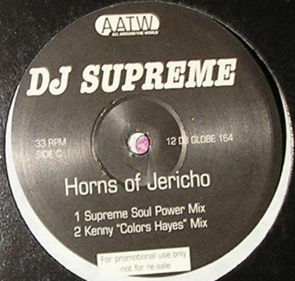 DJ Supreme : Horns Of Jericho (2x12", Promo)